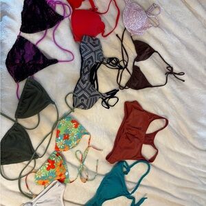 Colorful Bikini Top Collection